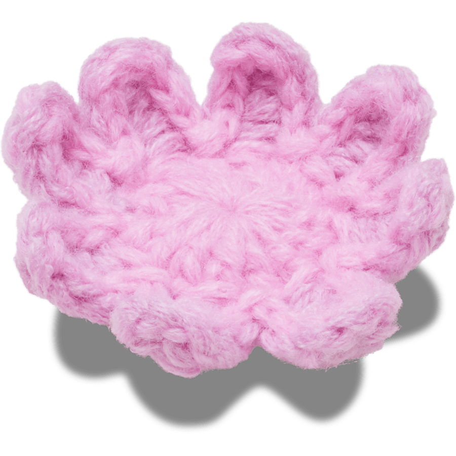 Crocs|Crochet Light Pink Flower Jibbitz™ charms