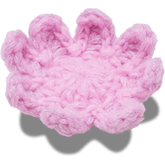 Crocs|Crochet Light Pink Flower Jibbitz™ charms