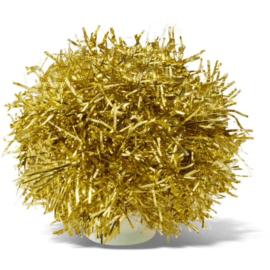 Crocs|Gold Tinsel Pom Jibbitz™ charms