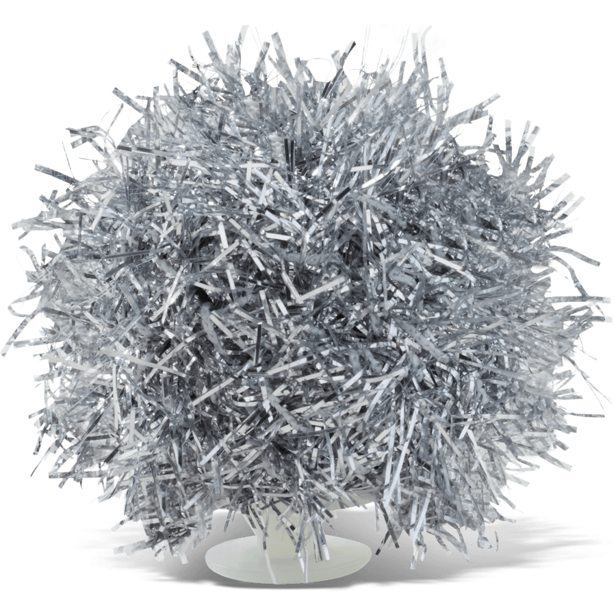 Crocs|Silver Tinsel Pom Jibbitz™ charms