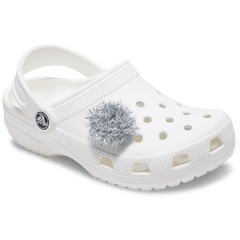 Crocs|Silver Tinsel Pom Jibbitz™ charms