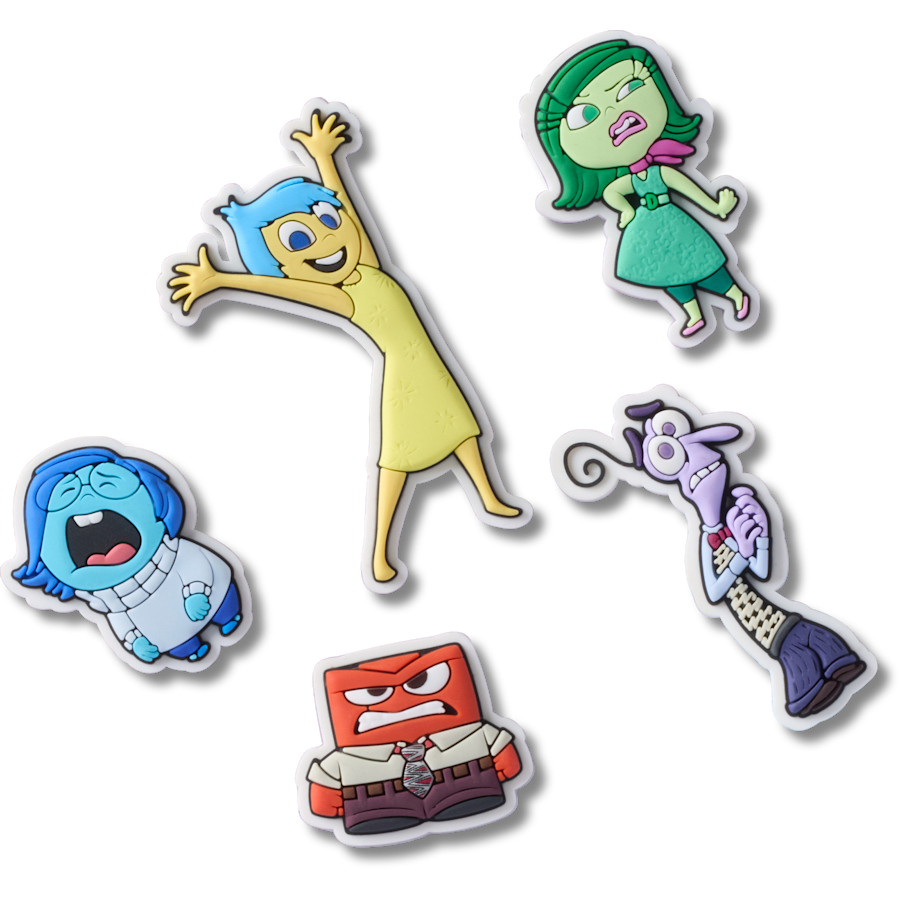 Crocs|Pixar Inside Out 5 Pack Jibbitz™ charms