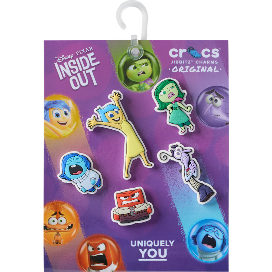 Crocs|Pixar Inside Out 5 Pack Jibbitz™ charms