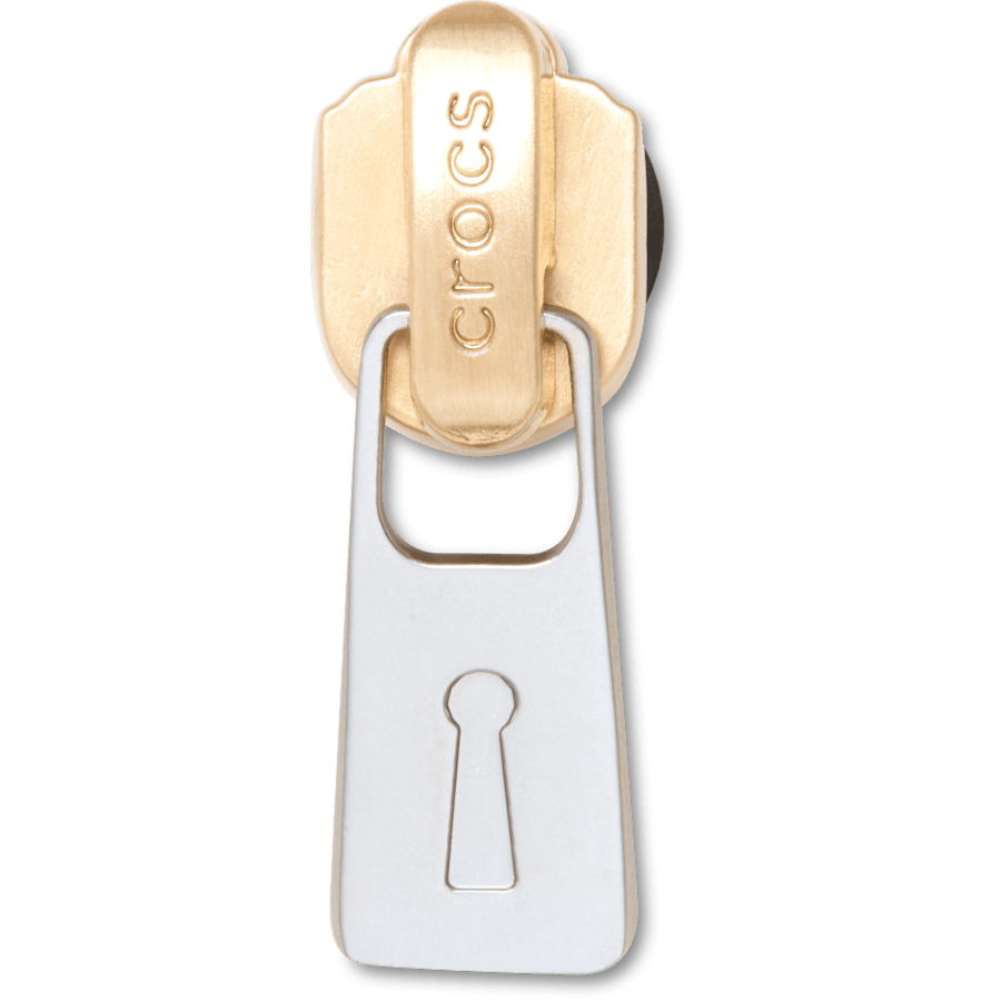 Crocs|Gold and Silver Zipper Jibbitz™ charms