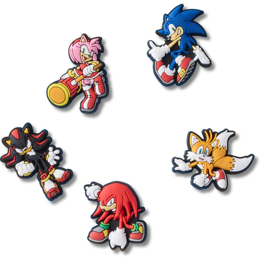 Crocs|Sonic the Hedgehog 5Pck Jibbitz™ charms