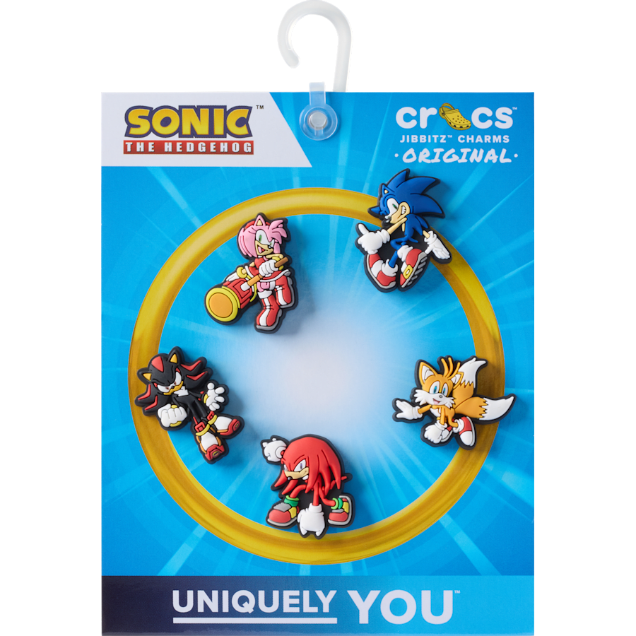 Crocs|Sonic the Hedgehog 5Pck Jibbitz™ charms