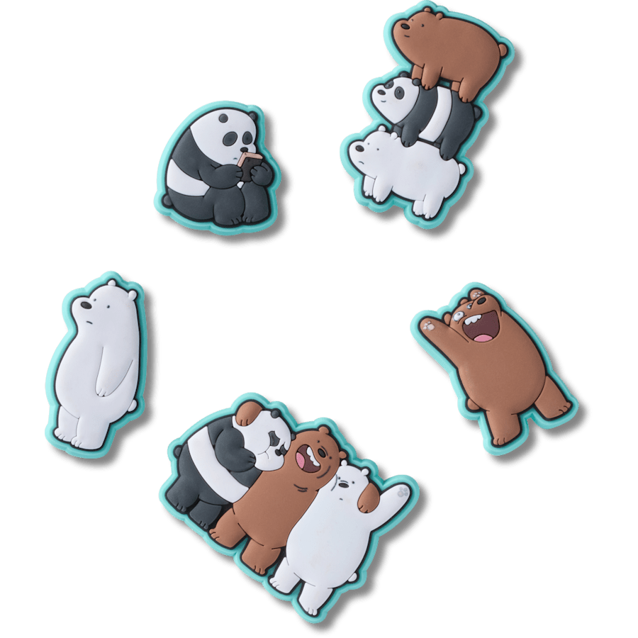 Crocs|We Bare Bears 5 Pack  Jibbitz™ charms