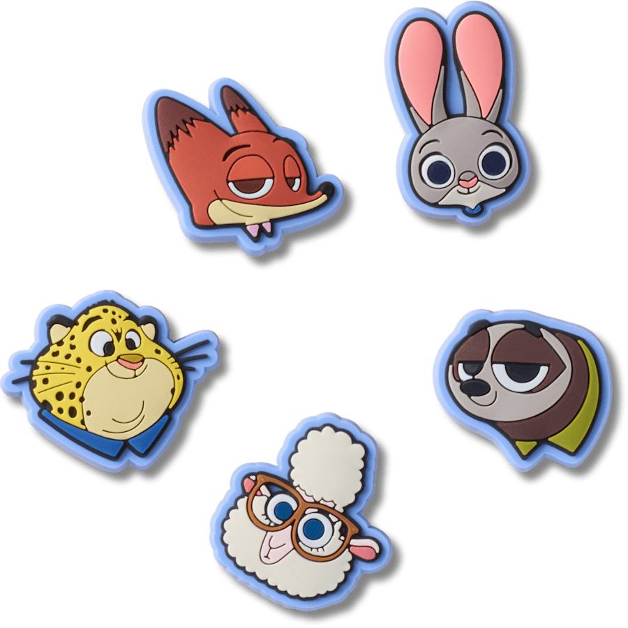 Crocs|b'Disney Zootopia 2 5 Pack Jibbitz Shoe Charm'