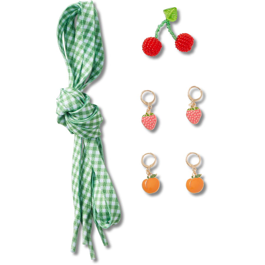 Crocs|Laces and Fresh Fruits Charm Kit Jibbitz™ charms