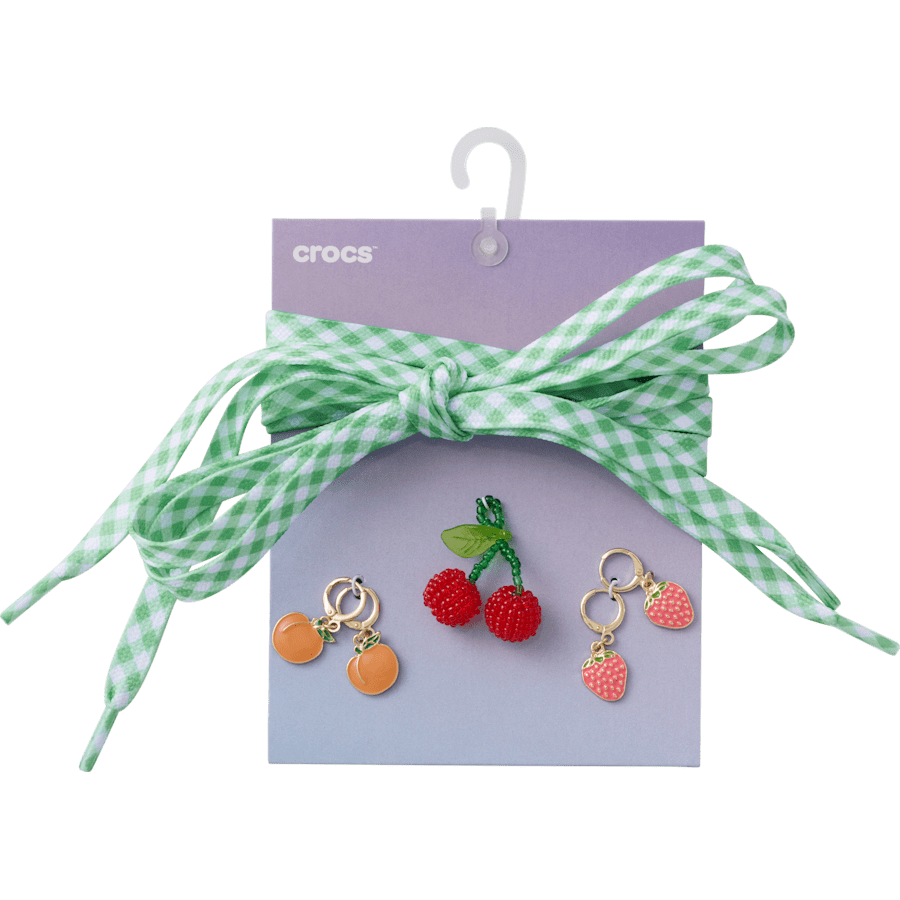 Crocs|Laces and Fresh Fruits Charm Kit Jibbitz™ charms