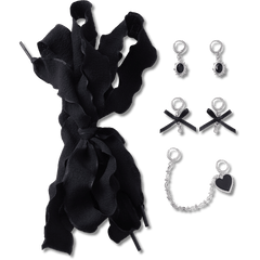 Crocs|Laces and Dainty Bow Charm Kit Jibbitz Shoe Charm