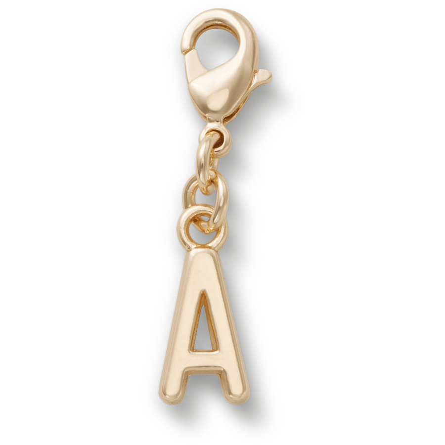 Crocs|Gold Letter A Charm Jibbitz™ charms