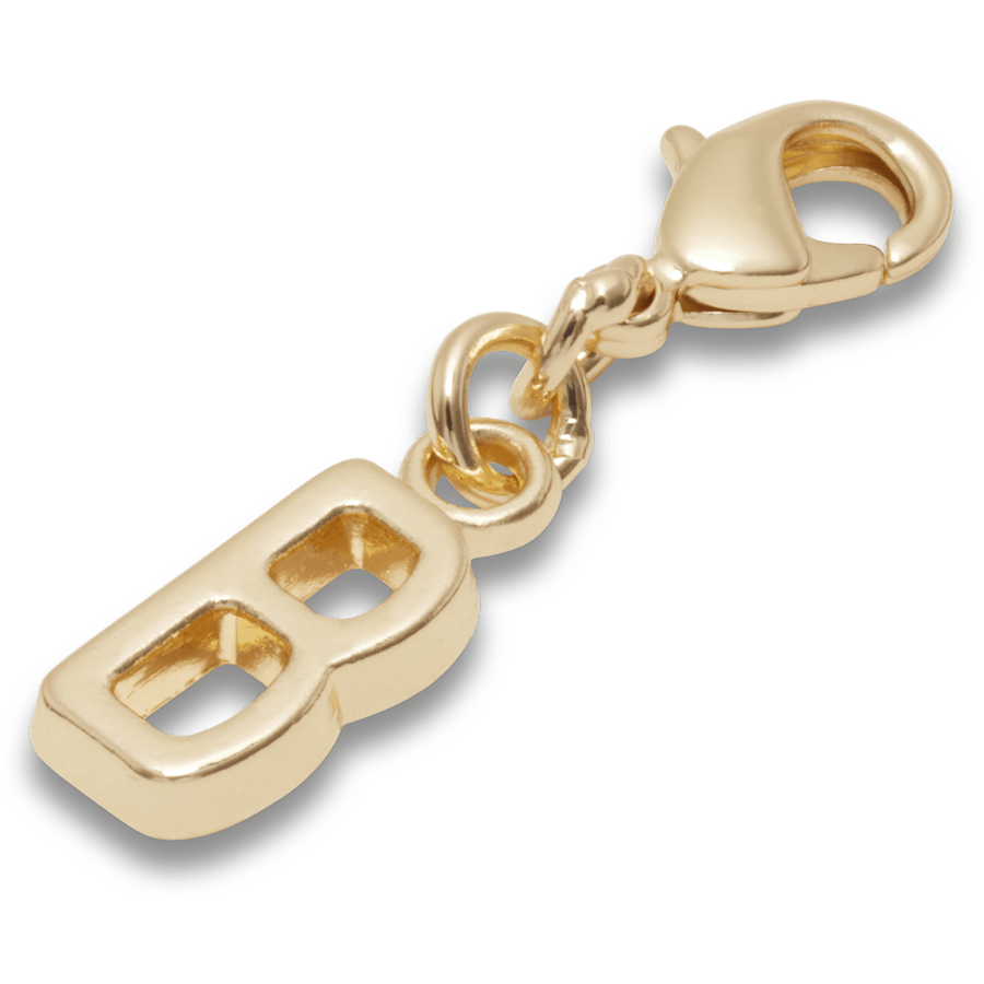 Crocs|Gold Letter B Charm Jibbitz™ charms