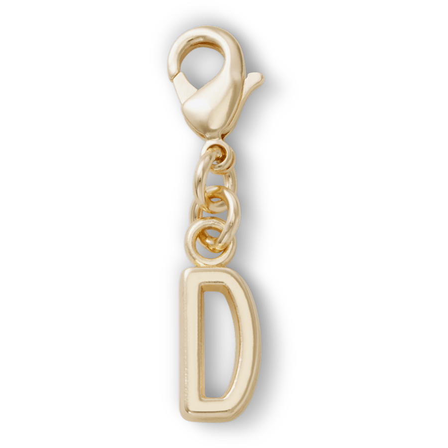 Crocs|Gold Letter D Charm Jibbitz™ charms
