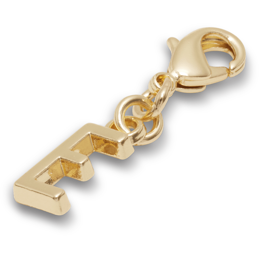 Crocs|Gold Letter E Charm Jibbitz™ charms