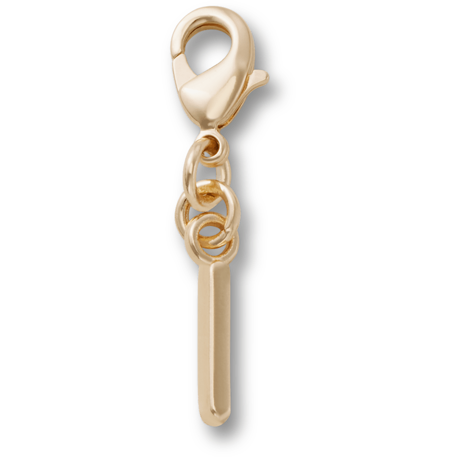 Crocs|Gold Letter I Charm Jibbitz™ charms