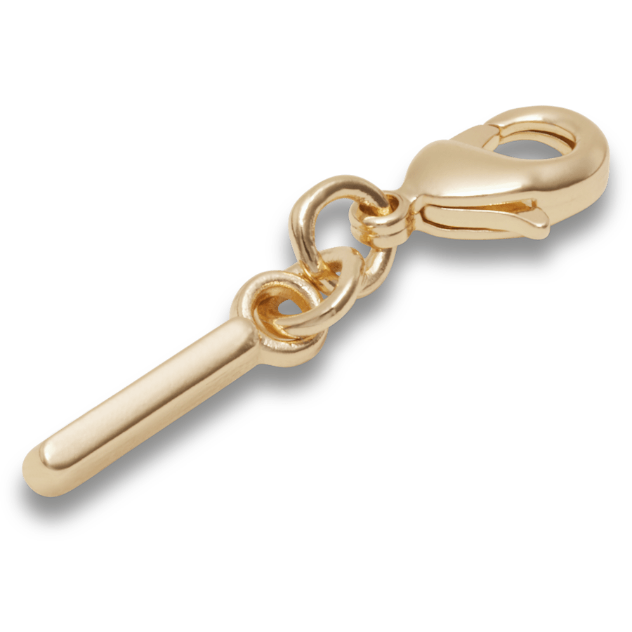 Crocs|Gold Letter I Charm Jibbitz™ charms