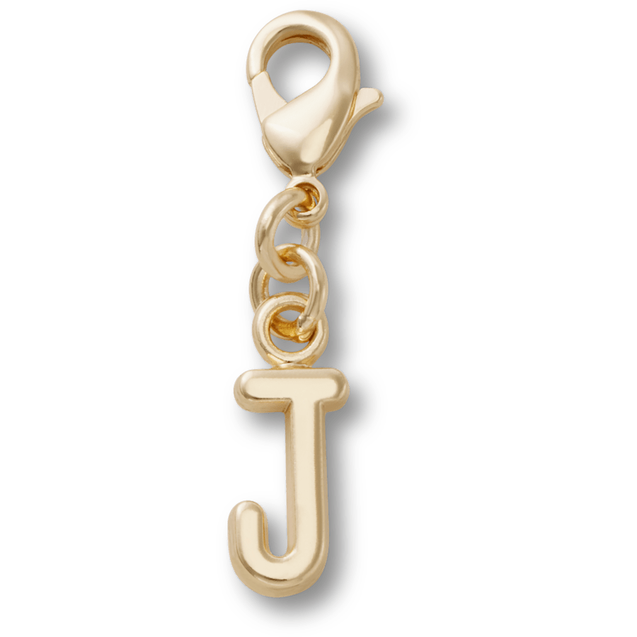 Crocs|Gold Letter J Charm Jibbitz™ charms