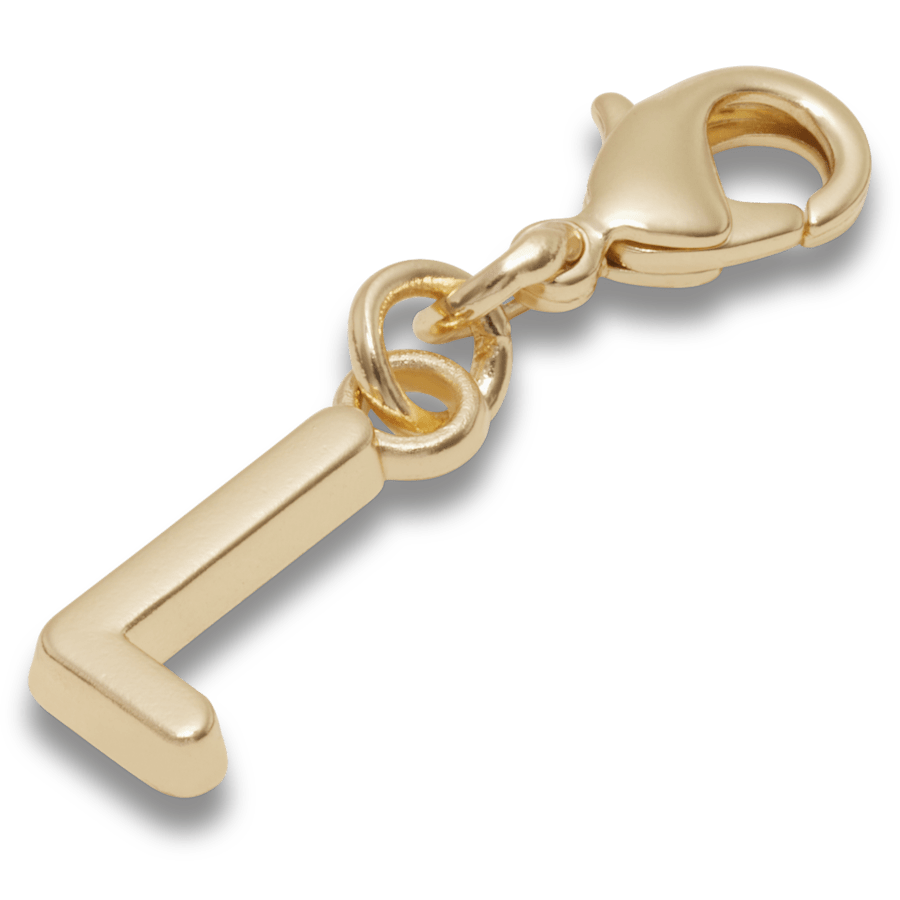 Crocs|Gold Letter L Charm Jibbitz™ charms