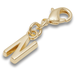 Crocs|Gold Letter N Charm Jibbitz™ charms
