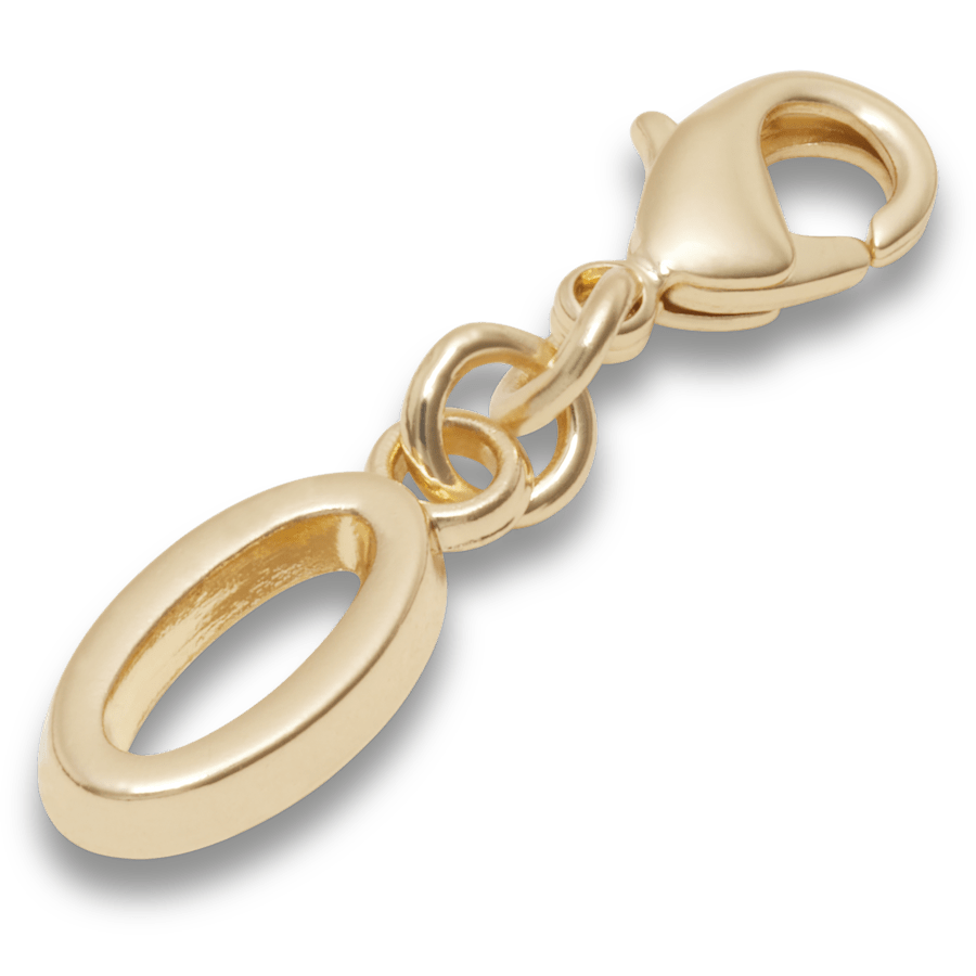 Crocs|Gold Letter O Charm Jibbitz™ charms