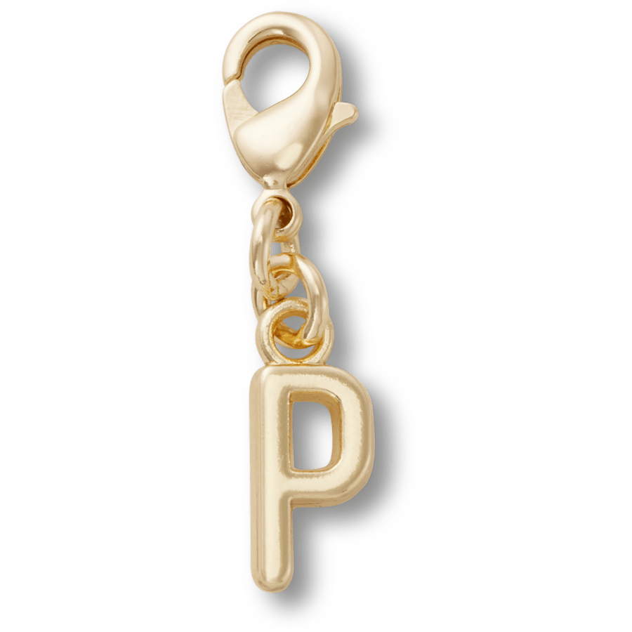 Crocs|Gold Letter P Charm Jibbitz™ charms