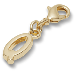 Crocs|Gold Letter Q Charm Jibbitz™ charms