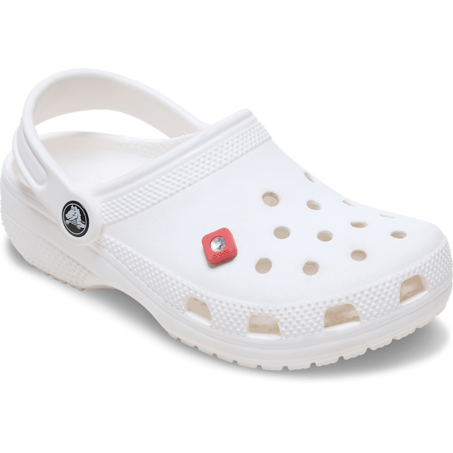 Crocs|Red Square PVC SMT Gem Jibbitz™ charms