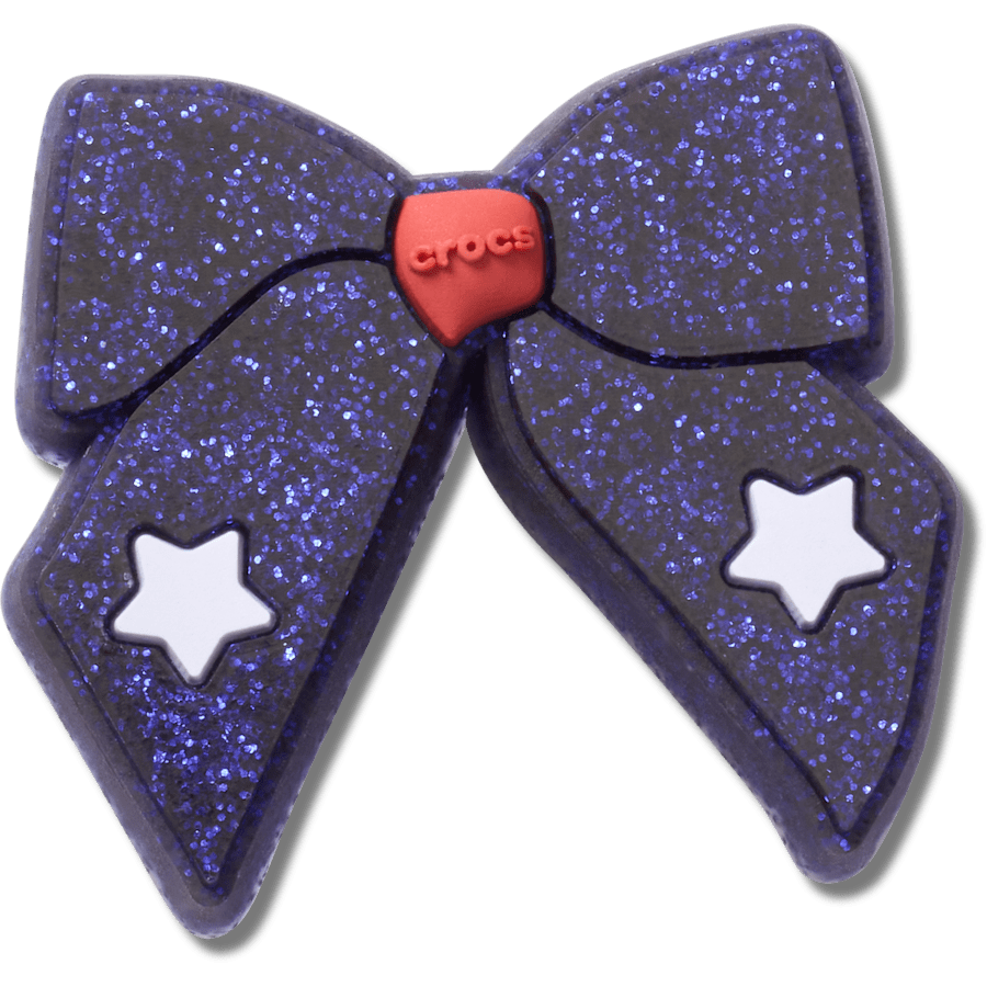 Crocs|Glittery Blue Bow Jibbitz™ charms