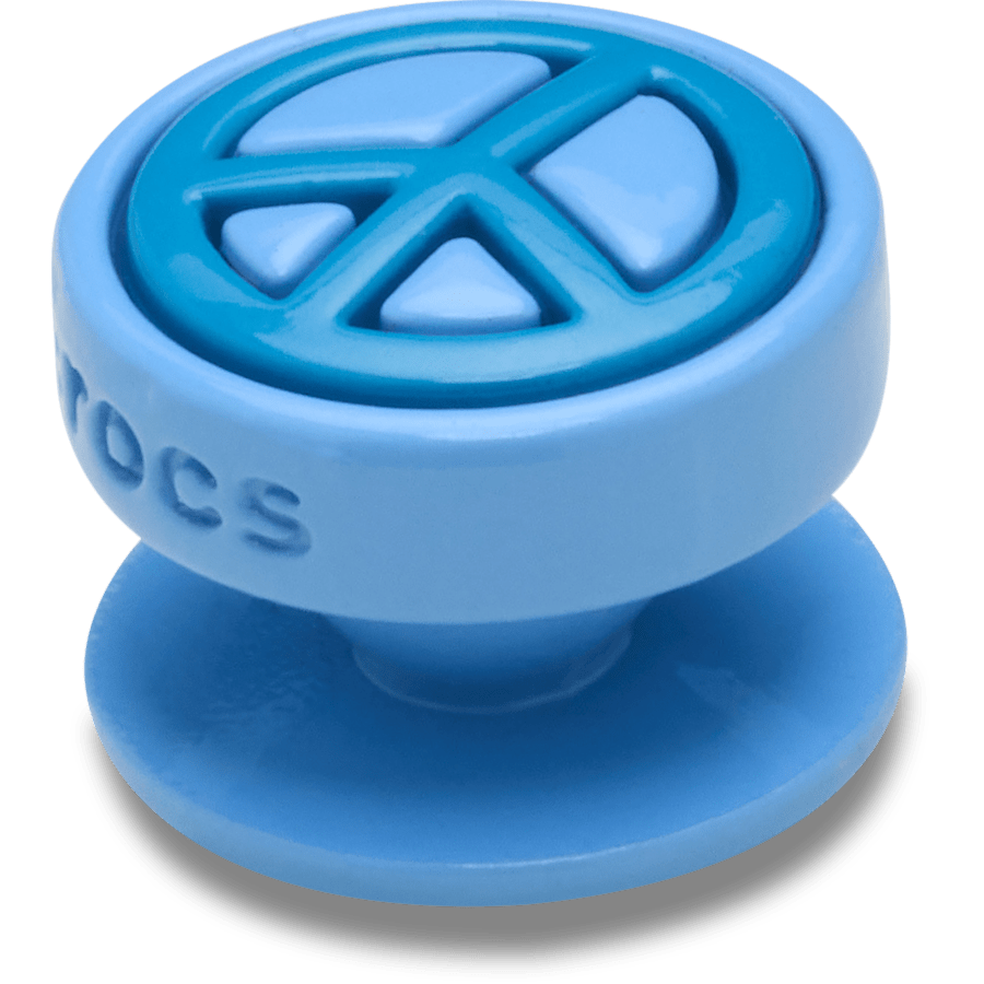 Crocs|Blue Peace Sign Icon Jibbitz™ charms