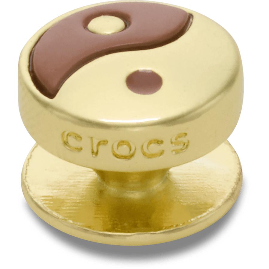 Crocs|Brown Yin Yang Icon Jibbitz™ charms