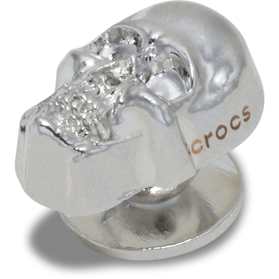 Crocs|Silver Skull Jibbitz™ charms