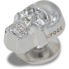 Crocs|Silver Skull Jibbitz™ charms