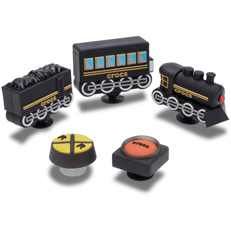 Crocs|3D Train 5 Pack Jibbitz™ charms