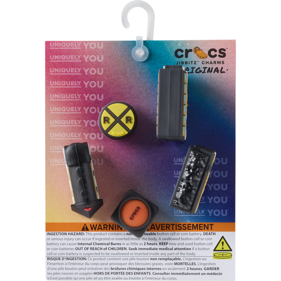Crocs|3D Train 5 Pack Jibbitz™ charms
