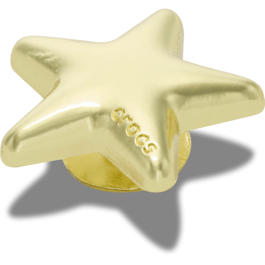 Crocs|Gold Bubble Star Jibbitz™ charms