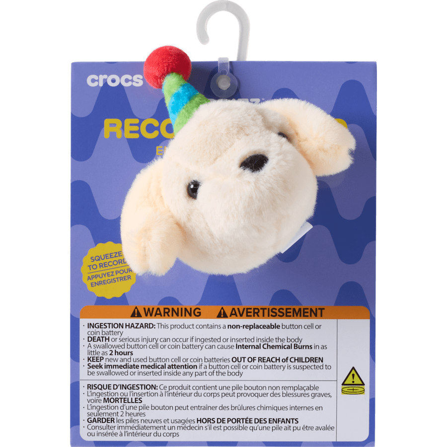 Crocs|Record Your Own Sound Birthday Jibbitz™ charms