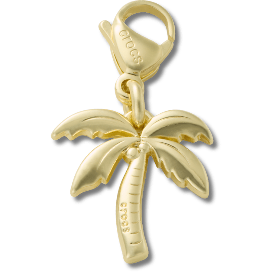 Crocs|Gold Palm Tree Charm Jibbitz charm