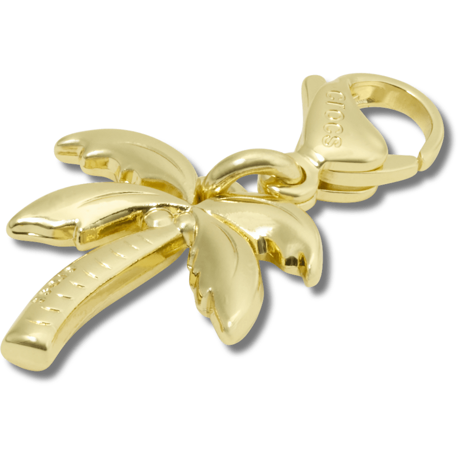 Crocs|Gold Palm Tree Charm Jibbitz charm