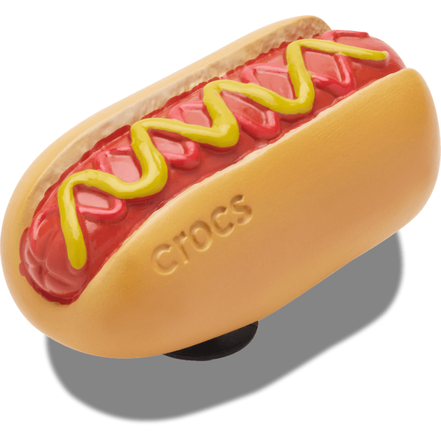 Crocs|Hot Dog Dipped in Mustard Jibbitz™ charms