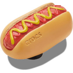 Crocs|Hot Dog Dipped in Mustard Jibbitz™ charms