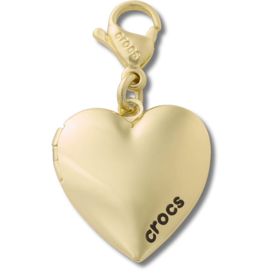 Crocs|Gold Locket Charm Jibbitz charm