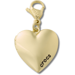 Crocs|Gold Locket Charm Jibbitz charm