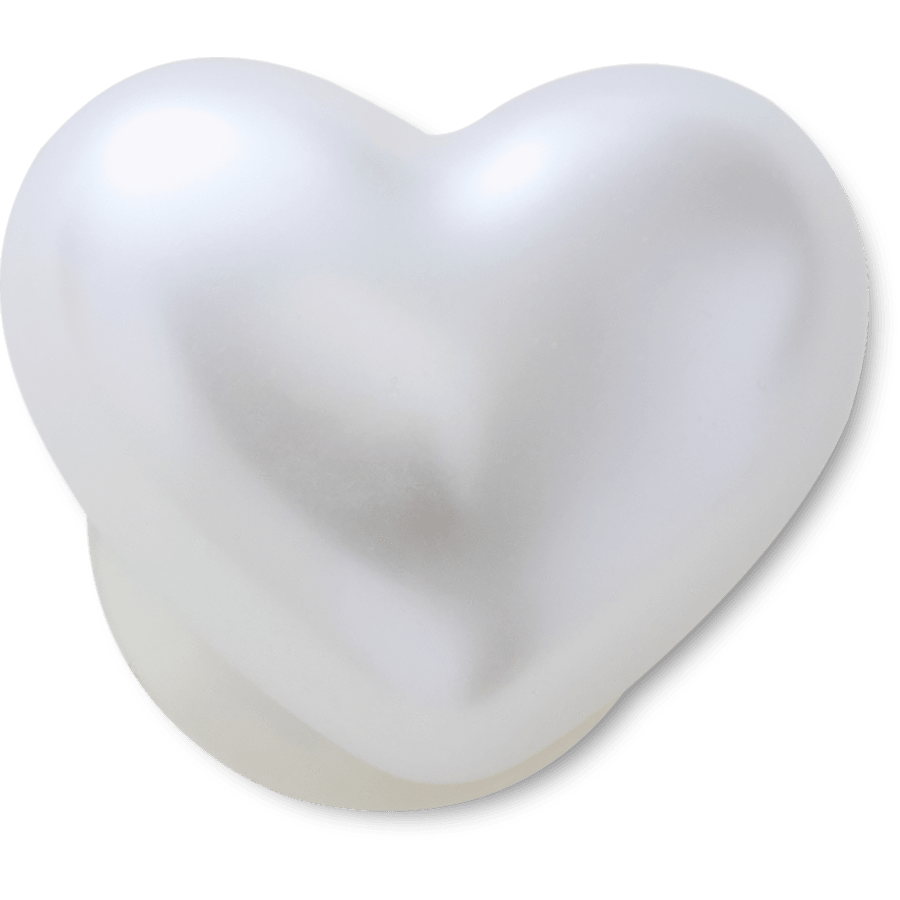Crocs|Pearl Heart Jibbitz™ charms