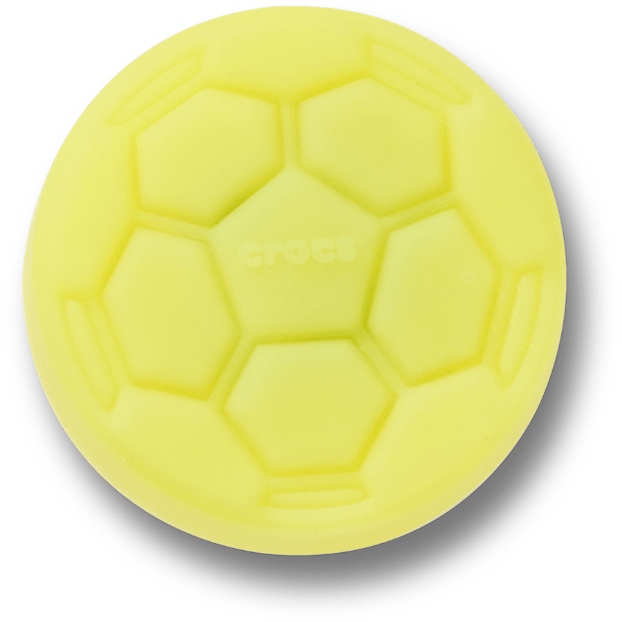Crocs|Lights Up Yellow Soccer Ball Jibbitz™ charms
