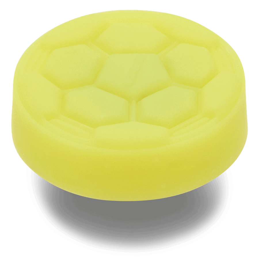 Crocs|Lights Up Yellow Soccer Ball Jibbitz™ charms