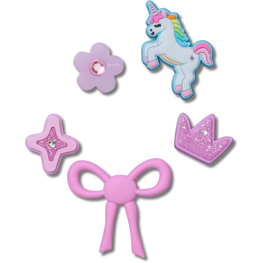 Crocs|Sweet Pink Girls 5 Pack Jibbitz™ charms