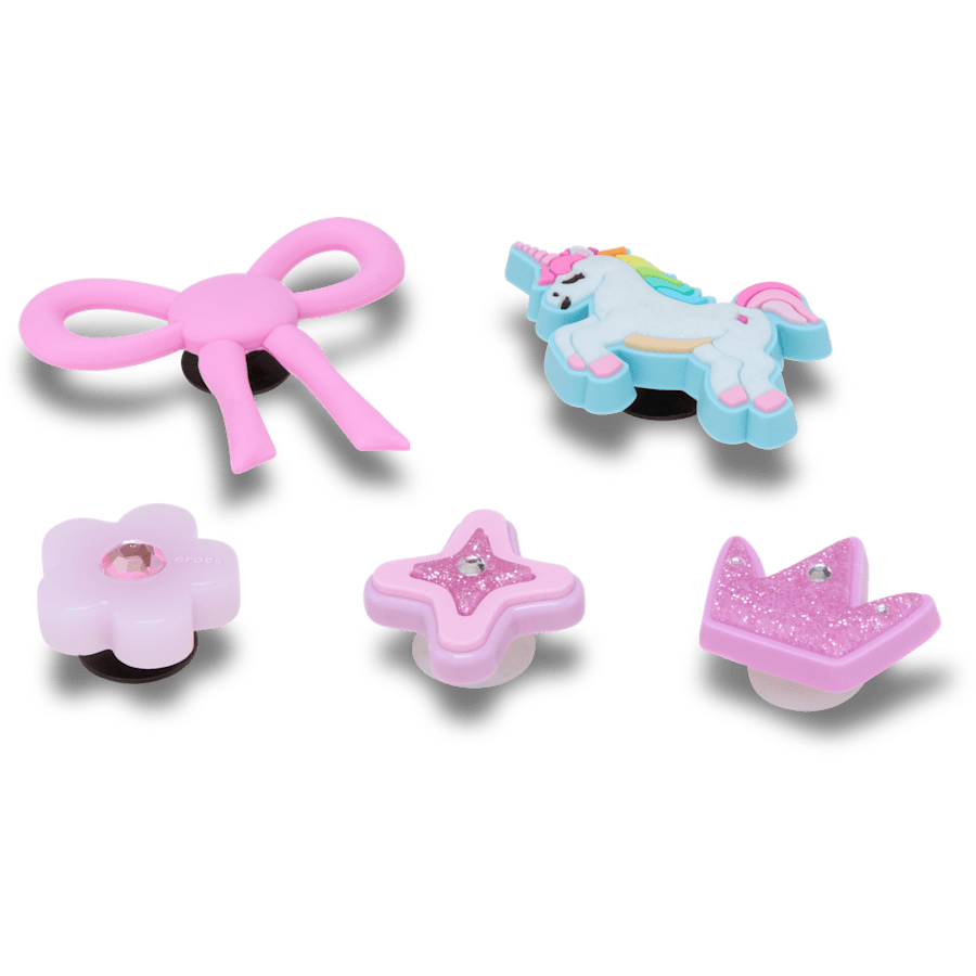 Crocs|Sweet Pink Girls 5 Pack Jibbitz™ charms
