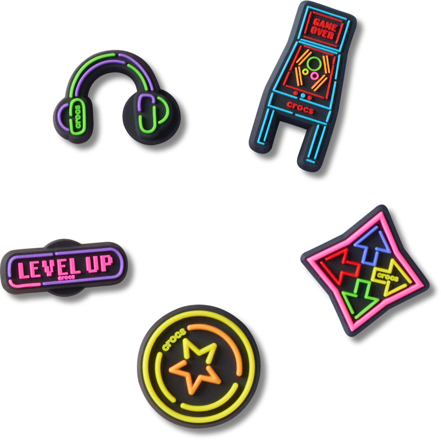 Crocs|Level Up Gamer 5 Pack Jibbitz™ charms