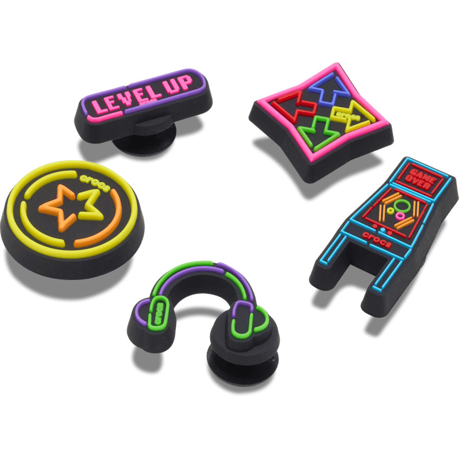 Crocs|Level Up Gamer 5 Pack Jibbitz™ charms